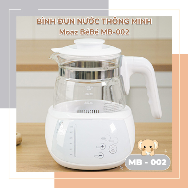 bình đun nước pha sữa thông minh mb002