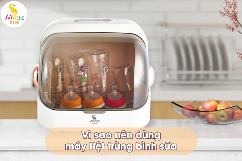 Vì sao nên dùng máy tiệt trùng bình sữa?