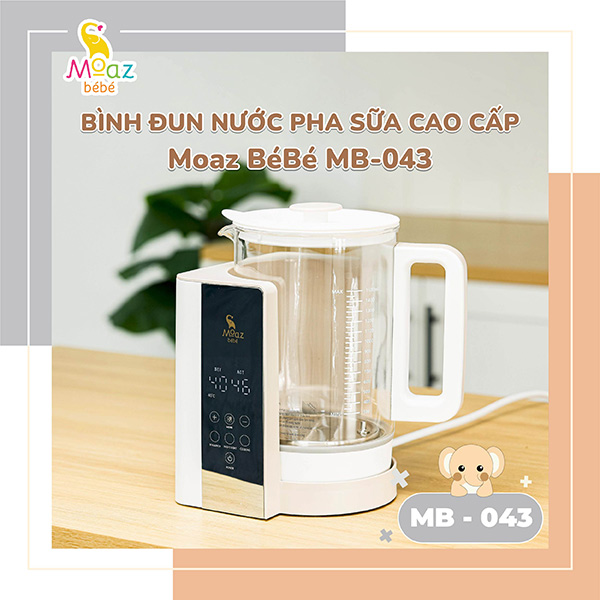 máy đun nước pha sữa cao cấp mb043