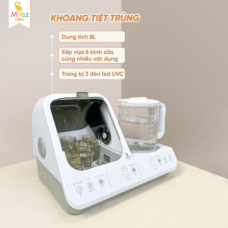 máy tiệt trùng bình sữa mb096