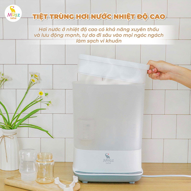 máy tiệt trùng bình sữa mb101