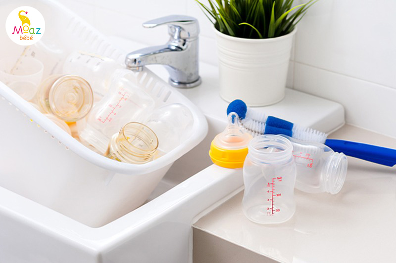 Cách vệ sinh bình sữa mới mua