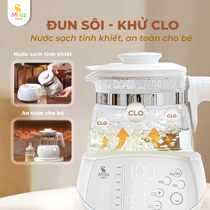 Lợi ích khi dùng máy đun nước pha sữa