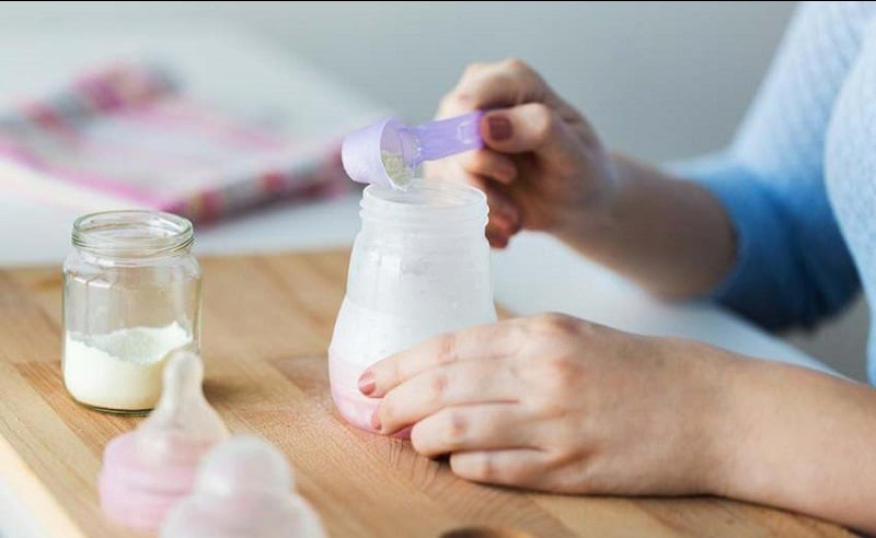 Lưu ý khi bảo quản sữa pha trộn