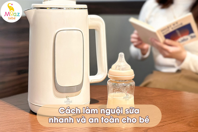 cách làm nguội sữa nhanh và an toàn