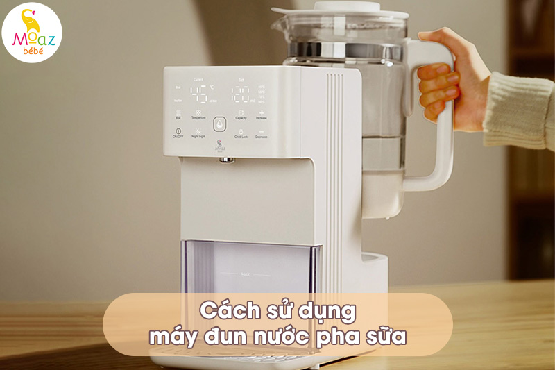 Cách sử dụng máy đun nước pha sữa đúng chuẩn