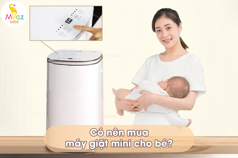 Có nên mua máy giặt mini cho bé không?