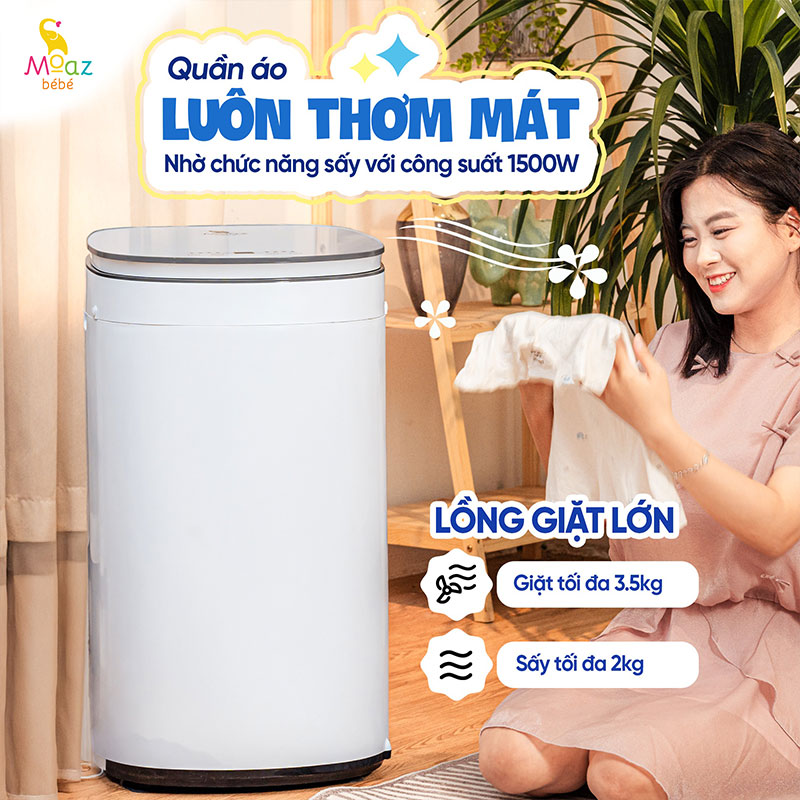 Tiêu chí chọn mua máy giặt mini cho bé