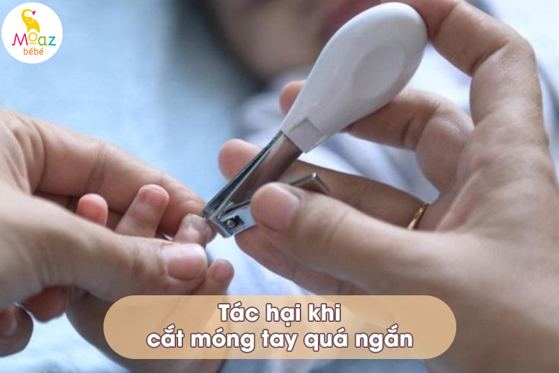 tác hại của cắt móng tay quá ngắn